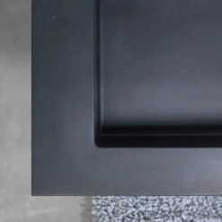 Tiger Karlo Badkamermeubel 120 Cm Naturel Eiken Met Wastafel Zwart -InterieurKunst Verkoopwinkel 123 8989