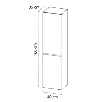 Tiger Karlo Kolomkast Chalet Eiken 160 Cm 4 Tiger Karlo Kolomkast Chalet Eiken 160 Cm - Afbeelding 4
