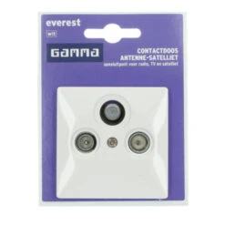 GAMMA Everest Stopcontact Antenne-Satelliet Wit -InterieurKunst Verkoopwinkel 123 924