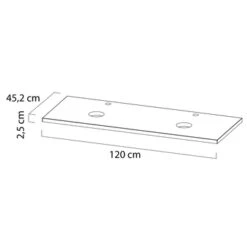 Tiger Maryport Badkamermeubelset 120 Cm Mat Wit Met Licht Eiken Houten Wasblad, Keramische Opzetkom En Matzwarte Grepen 19 Tiger Maryport Badkamermeubelset 120 Cm Mat Wit Met Licht Eiken Houten Wasblad, Keramische Opzetkom En Matzwarte Grepen -InterieurKunst Verkoopwinkel 123 9328