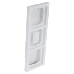 Busch-Jaeger Future Linear Afdekraam 3-voudig Mat Wit -InterieurKunst Verkoopwinkel 123 938