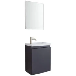 Allibert Fonteinmeubel Portopack 40cm Zwart -InterieurKunst Verkoopwinkel 123 9434