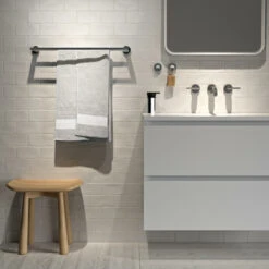 Tiger Karlo Badkamermeubel 60 Cm Hoogglans Wit Met Wastafel Hoogglans Wit -InterieurKunst Verkoopwinkel 123 9454