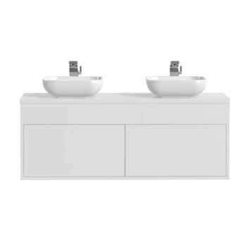 Tiger Helsinki Badkamermeubel 120 Cm Hoogglans Wit Met Waskom 2 Tiger Helsinki Badkamermeubel 120 Cm Hoogglans Wit Met Waskom - Afbeelding 2