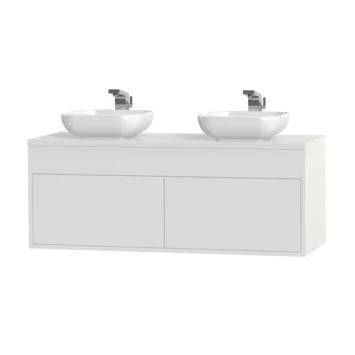 Tiger Helsinki Badkamermeubel 120 Cm Hoogglans Wit Met Waskom 3 Tiger Helsinki Badkamermeubel 120 Cm Hoogglans Wit Met Waskom - Afbeelding 3