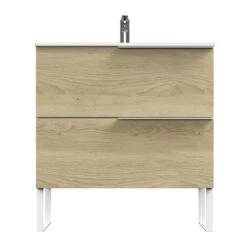 Tiger Badmeubelset Pocket 80 Cm Met 2 Lades Naturel Eik Incl. Looppoten 18 Tiger Badmeubelset Pocket 80 Cm Met 2 Lades Naturel Eik Incl. Looppoten -InterieurKunst Verkoopwinkel 123 9633