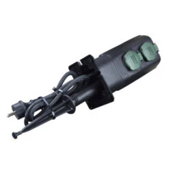 Handson Tuinpaal Met Stekkerdozen Zwart -InterieurKunst Verkoopwinkel 123 969