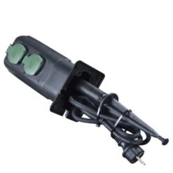 Handson Tuinpaal Met Stekkerdozen Zwart -InterieurKunst Verkoopwinkel 123 970