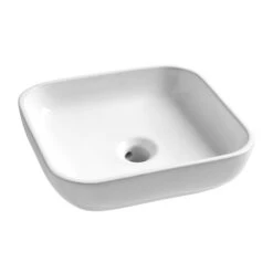 Tiger Badkamermeubel Studio 60cm Naturel Eik/witte Waskom Met Vierkante Greep -InterieurKunst Verkoopwinkel 123 9730