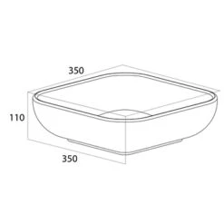 Tiger Karlo Badkamermeubel 80cm Mat Zwart Met Eiken Wasblad En Keramische Waskom -InterieurKunst Verkoopwinkel 123 9745