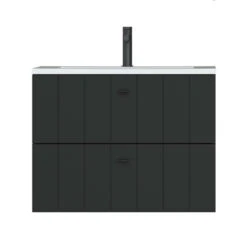 Tiger Maryport Badkamermeubelset 80 Cm Mat Zwart Met Wit Glanzende Polybeton Wastafel En Matzwarte Grepen 12 Tiger Maryport Badkamermeubelset 80 Cm Mat Zwart Met Wit Glanzende Polybeton Wastafel En Matzwarte Grepen -InterieurKunst Verkoopwinkel 123 9765