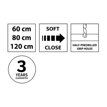 Tiger Maryport Badkamermeubelset 80 Cm Mat Zwart Met Wit Glanzende Polybeton Wastafel En Matzwarte Grepen 8 Tiger Maryport Badkamermeubelset 80 Cm Mat Zwart Met Wit Glanzende Polybeton Wastafel En Matzwarte Grepen - Afbeelding 8