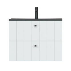 Tiger Maryport Badkamermeubelset 80 Cm Mat Wit Met Matzwarte Polybeton Wastafel En Matzwarte Grepen 14 Tiger Maryport Badkamermeubelset 80 Cm Mat Wit Met Matzwarte Polybeton Wastafel En Matzwarte Grepen -InterieurKunst Verkoopwinkel 123 9842