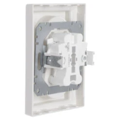 Schneider Merten System-M Dubbel Stopcontact Polarwit -InterieurKunst Verkoopwinkel 123 991