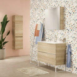 Tiger Badmeubelset Pocket 100 Cm Met 2 Lades Naturel Eik Incl. Looppoten 14 Tiger Badmeubelset Pocket 100 Cm Met 2 Lades Naturel Eik Incl. Looppoten -InterieurKunst Verkoopwinkel 123 9924