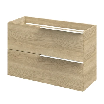 Tiger Badmeubelset Pocket 100 Cm Met 2 Lades Naturel Eik Incl. Looppoten 7 Tiger Badmeubelset Pocket 100 Cm Met 2 Lades Naturel Eik Incl. Looppoten - Afbeelding 7