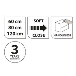 Tiger Karlo Badkamermeubelset 60 Cm Naturel Eik Met Wit Houten Wasblad En Glanzend Witte Keramische Waskom -InterieurKunst Verkoopwinkel 123 9965